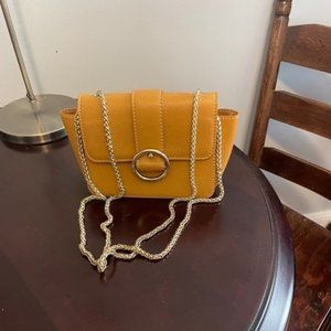 Kaari Blue Mini Cross satchel purse